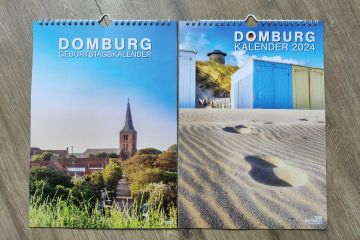 Domburg Jahr 2024 und Geburtstagskalender (Deutsch)